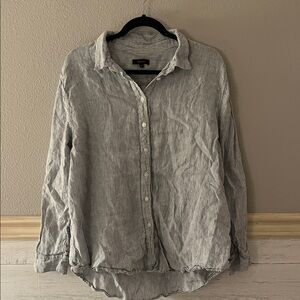 100% linen button-down